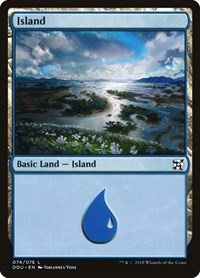 Island (074) (74) [Duel Decks: Elves vs. Inventors]
