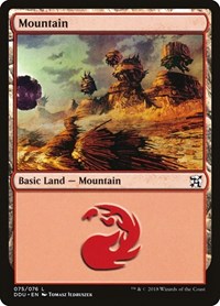 Mountain (075) (75) [Duel Decks: Elves vs. Inventors]