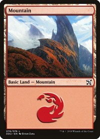 Mountain (076) (76) [Duel Decks: Elves vs. Inventors]