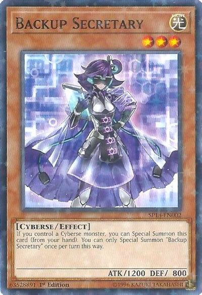 Backup Secretary (Starfoil) (SP18-EN002) [Star Pack VRAINS]