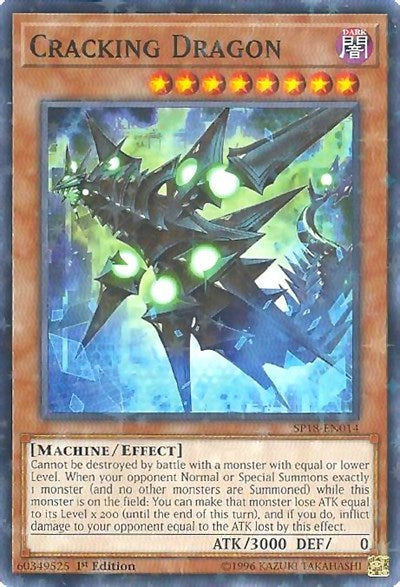 Cracking Dragon (Starfoil) (SP18-EN014) [Star Pack VRAINS]