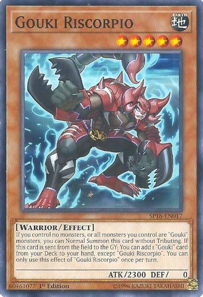 Gouki Riscorpio (SP18-EN017) [Star Pack VRAINS]