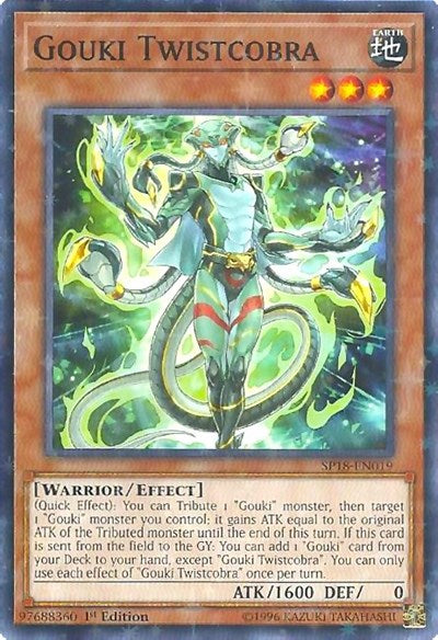 Gouki Twistcobra (Starfoil) (SP18-EN019) [Star Pack VRAINS]