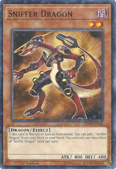 Sniffer Dragon (Starfoil) (SP18-EN026) [Star Pack VRAINS]