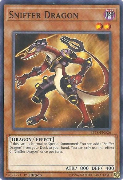 Sniffer Dragon (SP18-EN026) [Star Pack VRAINS]