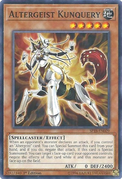 Altergeist Kunquery (SP18-EN029) [Star Pack VRAINS]