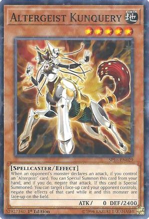 Altergeist Kunquery (Starfoil) (SP18-EN029) - Star Pack VRAINS 1st Edition