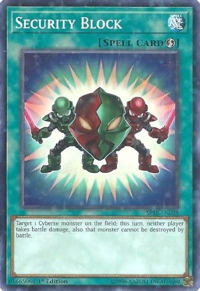 Security Block (Starfoil) (SP18-EN038) [Star Pack VRAINS]