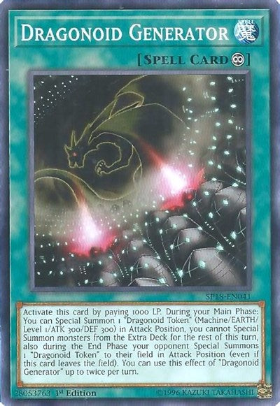 Dragonoid Generator (SP18-EN041) [Star Pack VRAINS]