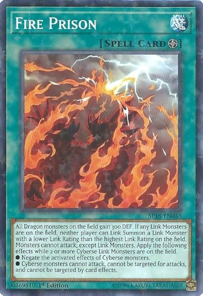 Fire Prison (Starfoil) (SP18-EN043) [Star Pack VRAINS]