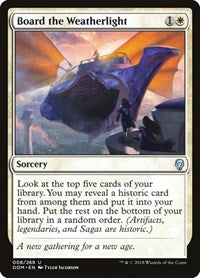 Board the Weatherlight (8) [Dominaria]