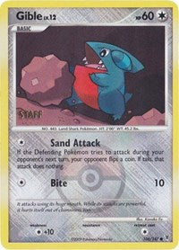 Gible - 106/147 (Championship Promo) [Staff] (106/147) [League & Championship Cards]