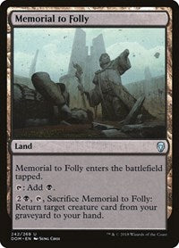 Memorial to Folly (242) [Dominaria]