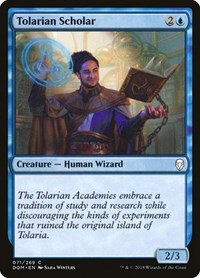 Tolarian Scholar (71) [Dominaria]