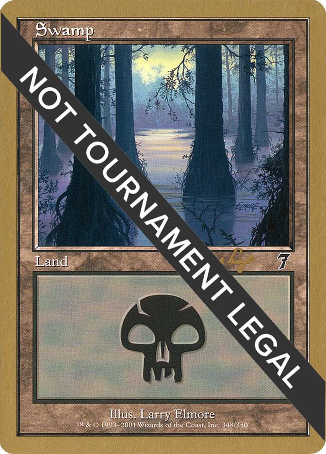 Swamp (348) - 2001 Tom van de Logt (7ED) [World Championship Decks]