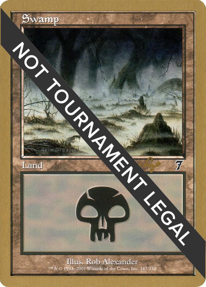 Swamp (347) - 2001 Tom van de Logt (7ED) [World Championship Decks]