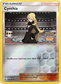 Cynthia - 119/156 (Regional Championships) (119/156) [League & Championship Cards]