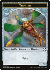 Thopter Token (003) (3) [Duel Decks: Elves vs. Inventors]