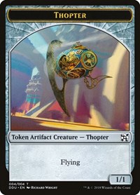 Thopter Token (004) (4) [Duel Decks: Elves vs. Inventors]