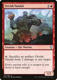 Orcish Vandal (137) [Dominaria]