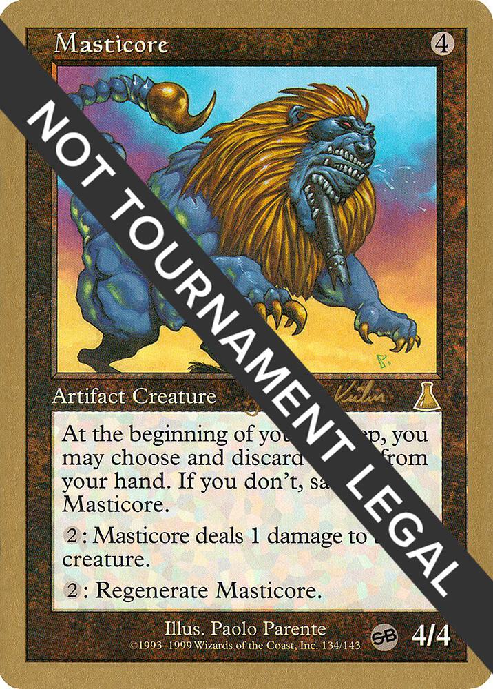 Masticore - 2000 Janosch Kuhn (UDS) (SB) [World Championship Decks]