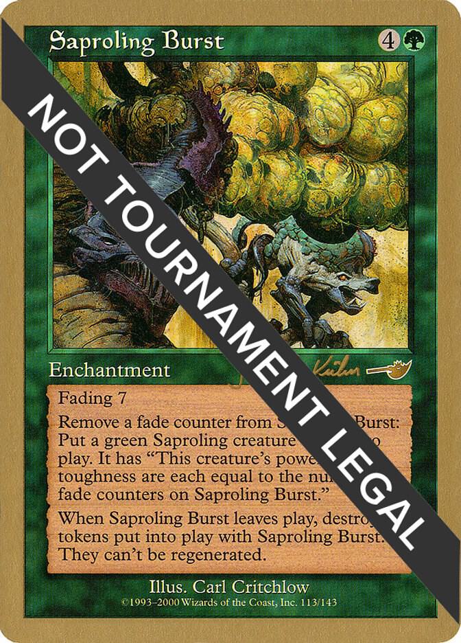 Saproling Burst - 2000 Janosch Kuhn (NMS) [World Championship Decks]