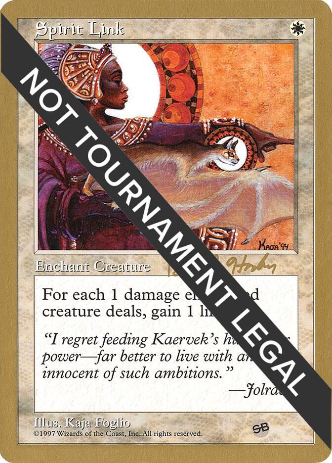 Spirit Link - 1998 Brian Hacker (5ED) (SB) [World Championship Decks]