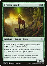 Krosan Druid (167) [Dominaria]