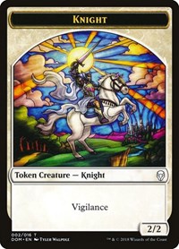 Knight Token (002) (2) [Dominaria]