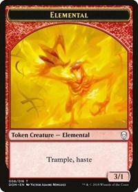 Elemental Token (8) [Dominaria]