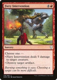 Fiery Intervention (118) [Dominaria]