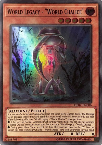 World Legacy - "World Chalice" (OP07-EN006) [OTS Tournament Pack 7]