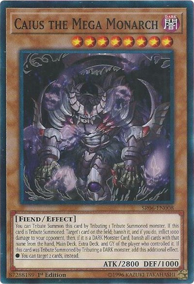 Caius the Mega Monarch (SR06-EN008) [Structure Deck: Lair of Darkness]