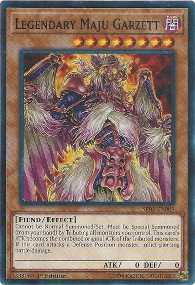 Legendary Maju Garzett (SR06-EN009) [Structure Deck: Lair of Darkness]