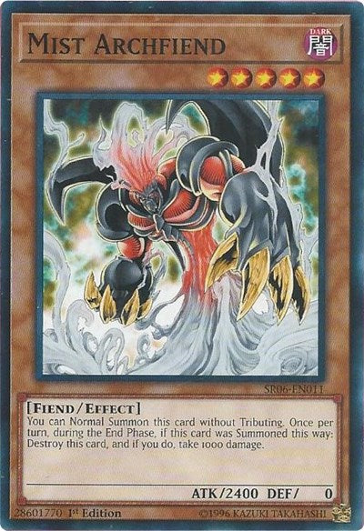 Mist Archfiend (SR06-EN011) [Structure Deck: Lair of Darkness]