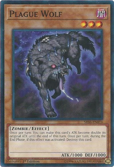 Plague Wolf (SR06-EN016) [Structure Deck: Lair of Darkness]