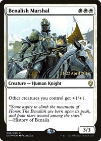 Benalish Marshal (6) [Prerelease Cards]