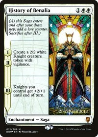 History of Benalia (21) [Prerelease Cards]