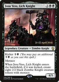 Josu Vess, Lich Knight (95) [Prerelease Cards]