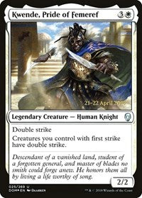 Kwende, Pride of Femeref (25) [Prerelease Cards]