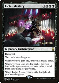 Lich's Mastery (98) [Prerelease Cards]