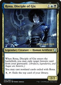 Rona, Disciple of Gix (203) [Prerelease Cards]