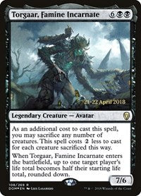 Torgaar, Famine Incarnate (108) [Prerelease Cards]