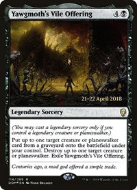Yawgmoth's Vile Offering (114) [Prerelease Cards]