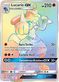 Lucario GX (Secret) (135/131) [SM - Forbidden Light]
