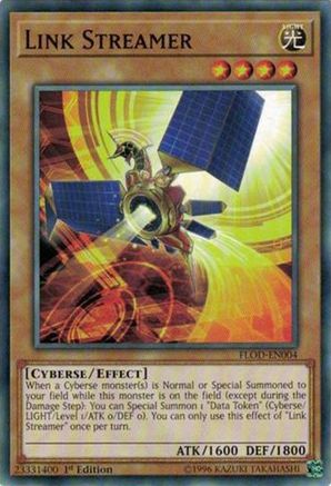 Link Streamer (FLOD-EN004) - Flames of Destruction 1st Edition