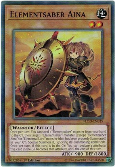 Elementsaber Aina (FLOD-EN019) [Flames of Destruction]