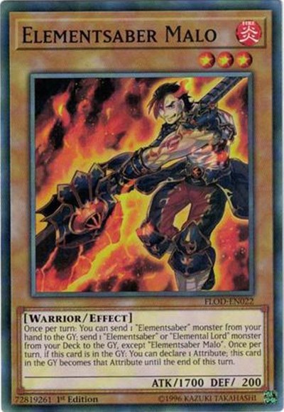 Elementsaber Malo (FLOD-EN022) [Flames of Destruction]