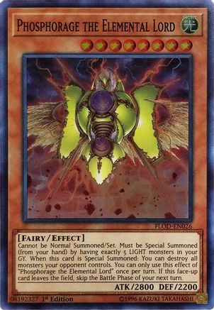 Phosphorage the Elemental Lord (FLOD-EN026) - Flames of Destruction Unlimited