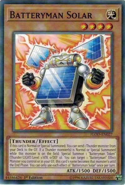 Batteryman Solar (FLOD-EN027) [Flames of Destruction]